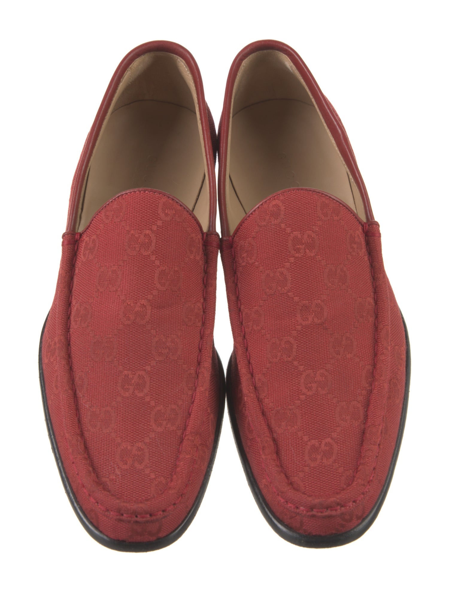 Gucci Web Accent Loafers